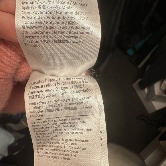 Valentino Pink Heart Sweater - Picture 6 of 6